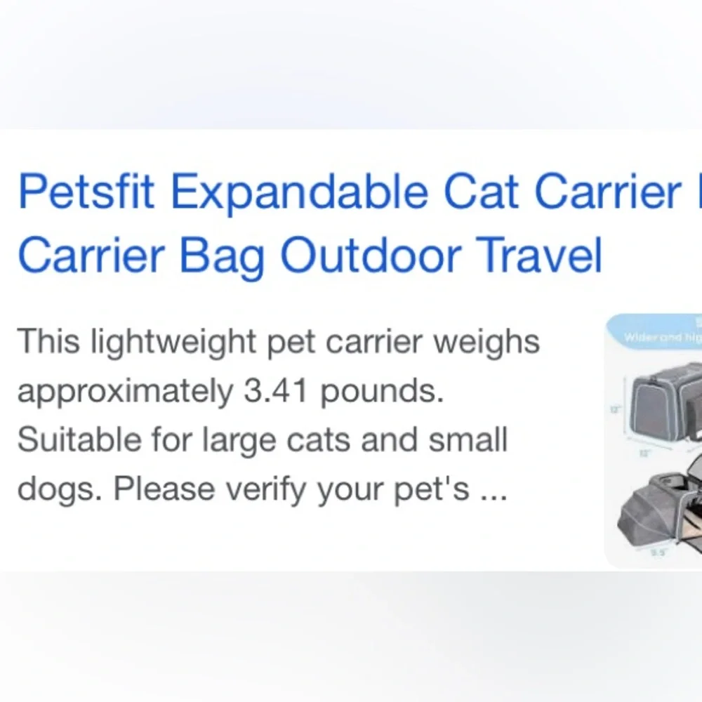 SMALL BACKPACK 🎒 PET CARRIER